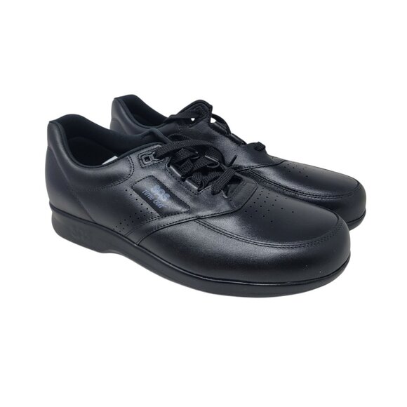 NEW SAS Time Out Shoes Mens 11 N Narrow Black Casual Comfort Leather Sneakers - Picture 1 of 8